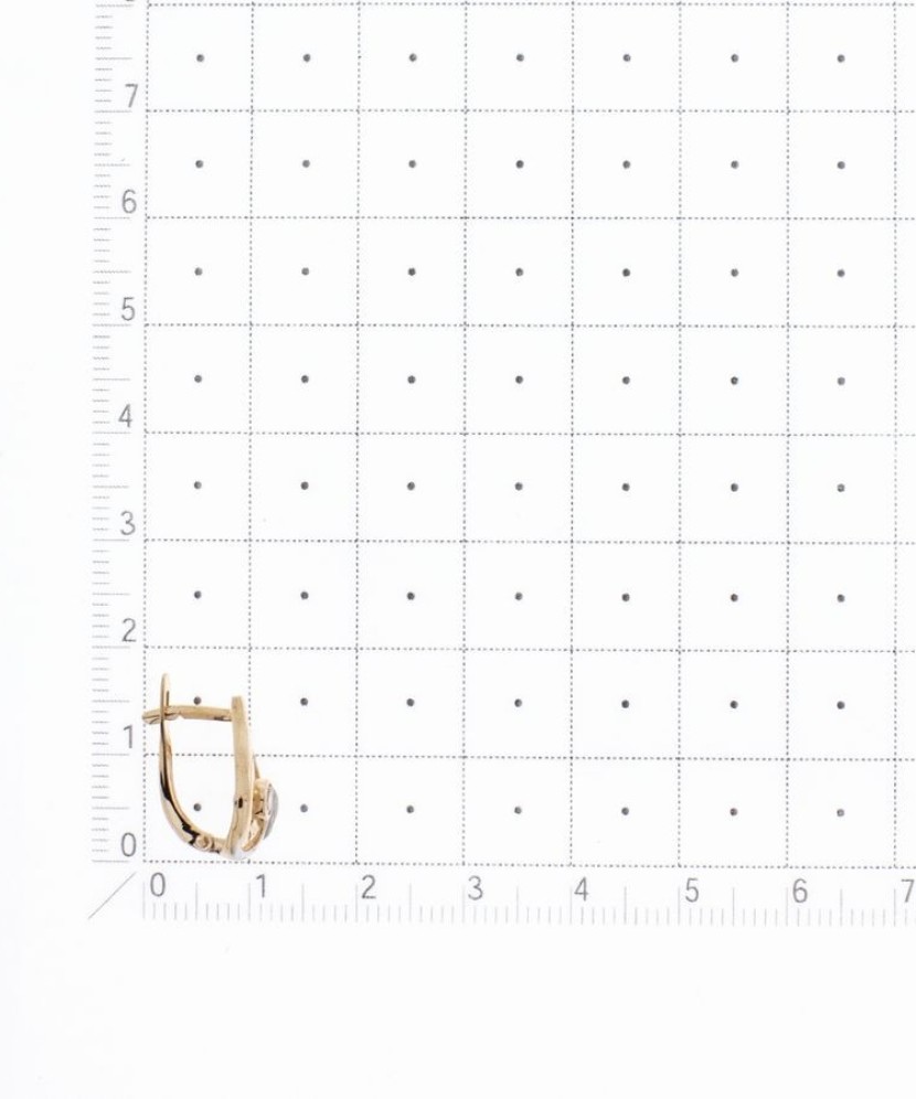 Auksiniai auskarai su cirkoniu - Auksiniai auskarai - Goldinga