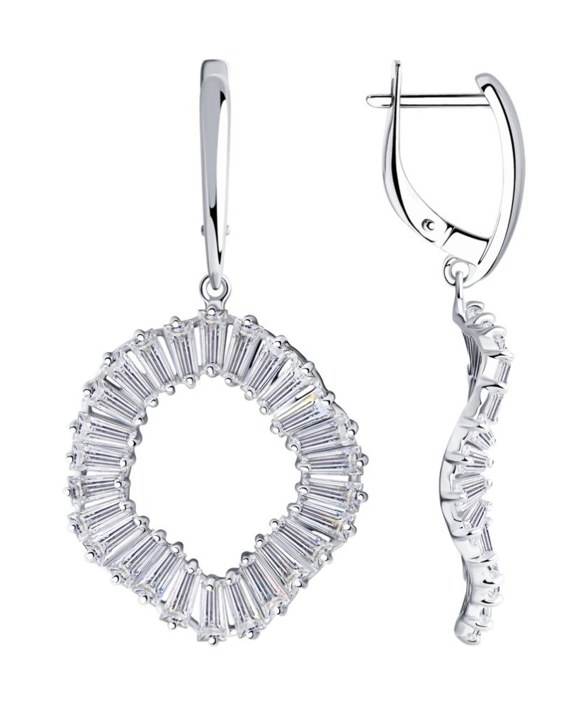 Sudraba auskari ar cirkonijiem - Sudraba Auskari - Goldinga