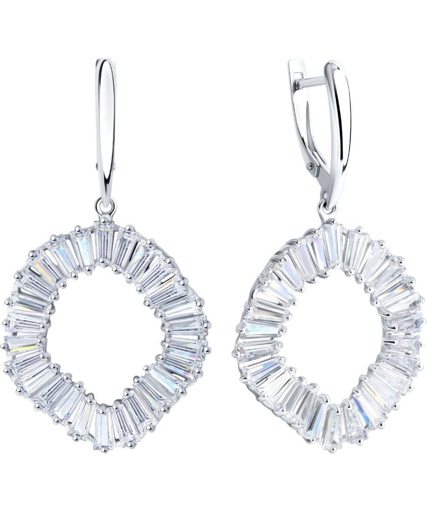 Sudraba auskari ar cirkonijiem - Sudraba Auskari - Goldinga