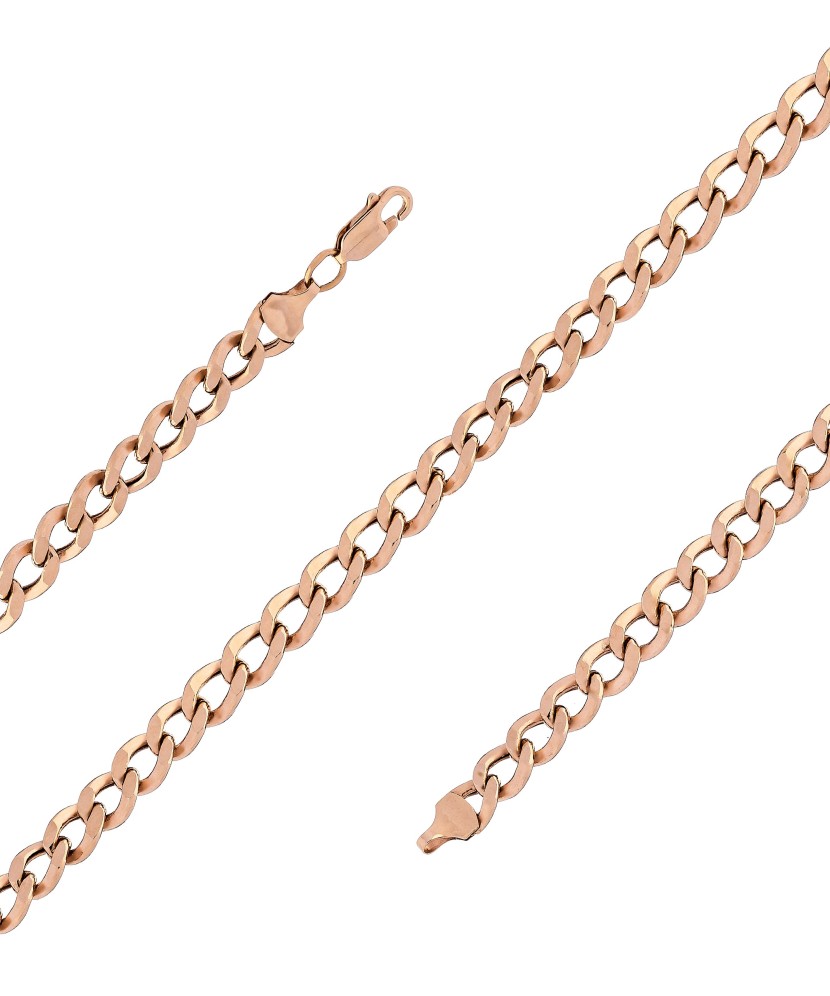 Zelta rokassprādze "Curb" - Zelta rokassprādzes - Goldinga