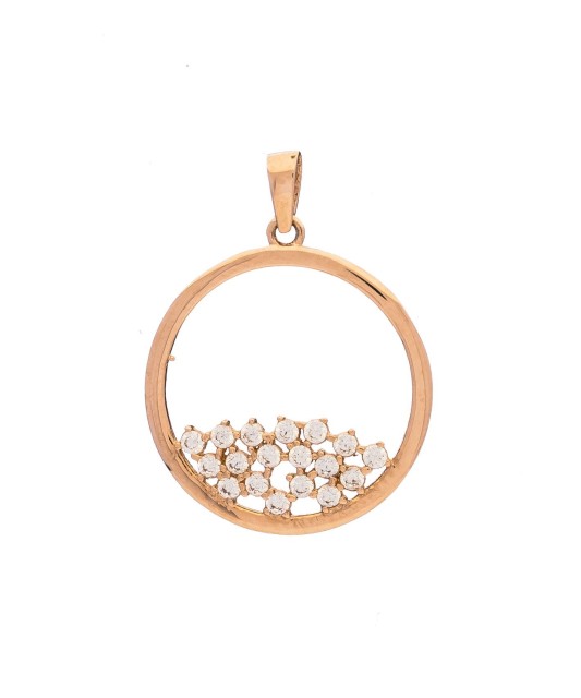 Zelta piekariņš ar cirkonijiem - Zelta Kuloni - Goldinga