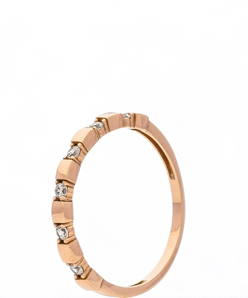 Zelta gredzens ar cirkonijiem - Zelta Gredzeni - Goldinga