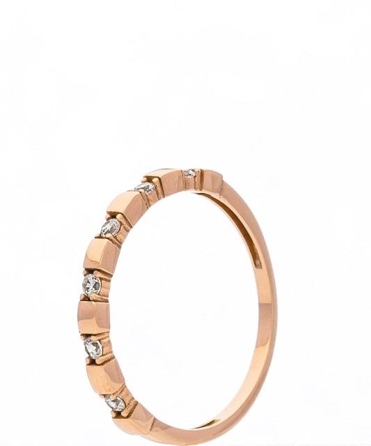 Zelta gredzens ar cirkonijiem - Zelta Gredzeni - Goldinga