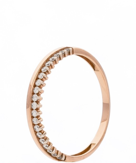 Zelta gredzens ar cirkonijiem - Zelta Gredzeni - Goldinga