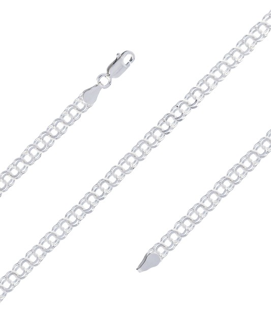 Серебряный браслет "Bismark" 4.5mm