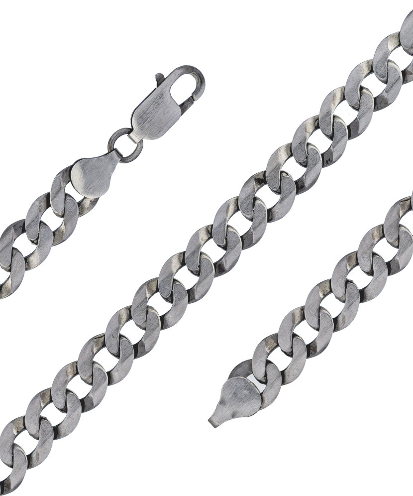 Sudraba rokassprādze "Curb" - sudraba rokassprādzes - Goldinga