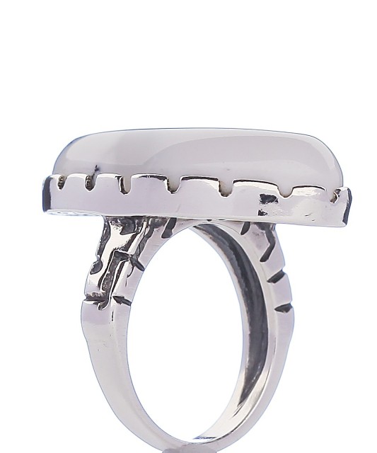 Sidabrinis žiedas su agatu - Sidabriniai žiedai - Goldinga