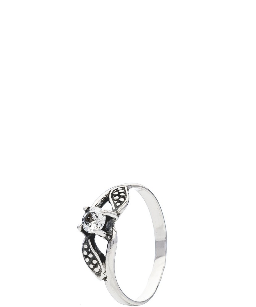 Sidabrinis žiedas su cirkoniu  - Goldinga