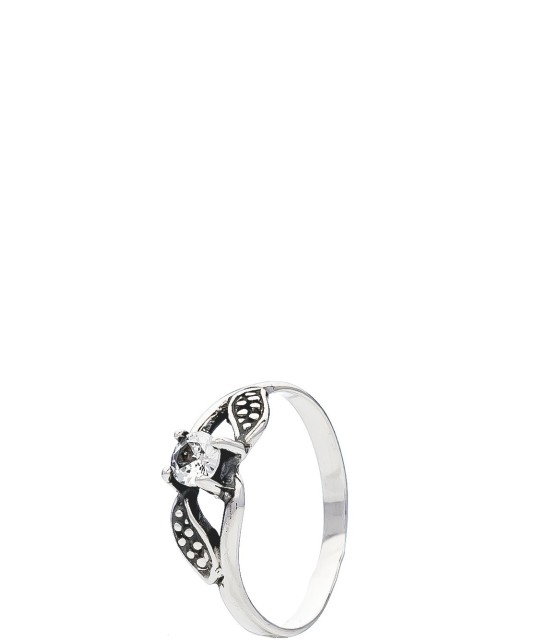 Sidabrinis žiedas su cirkoniu  - Goldinga