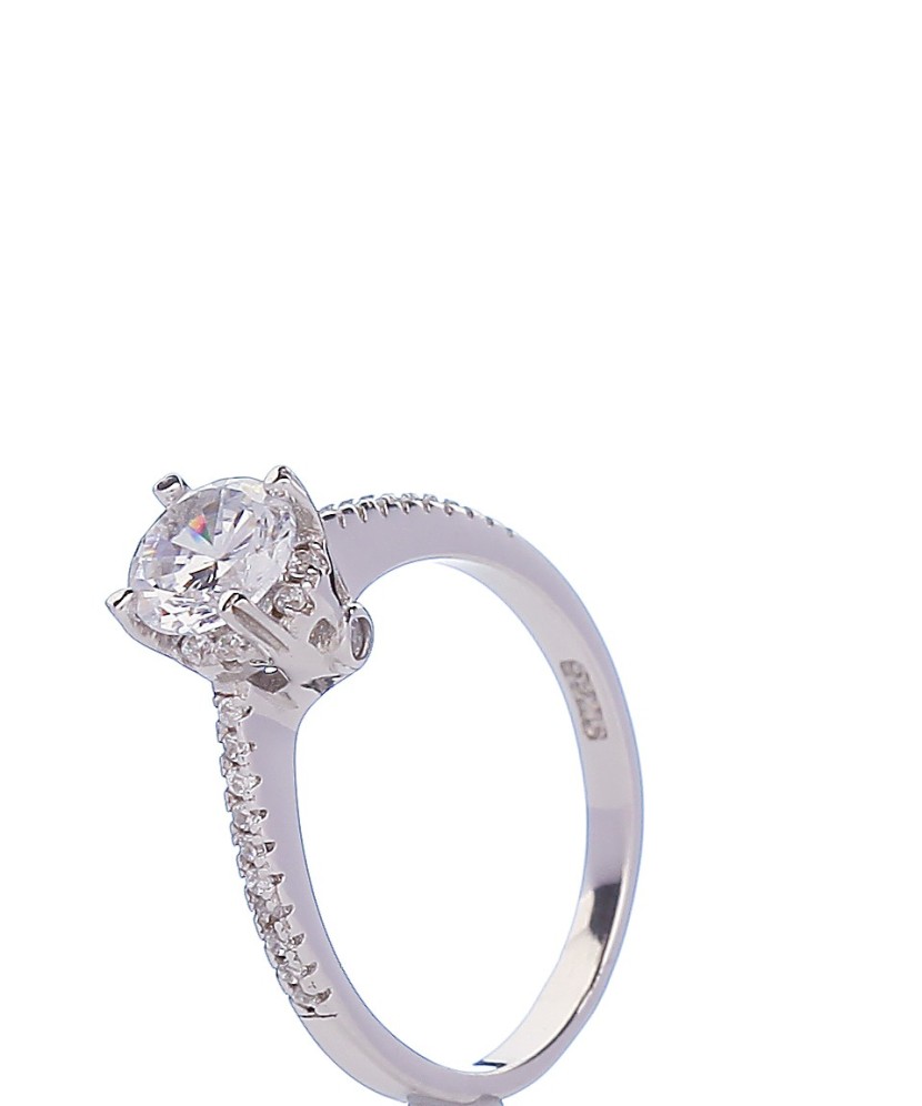 Sudraba gredzens ar cirkonijiem - Sidabriniai žiedai - Goldinga