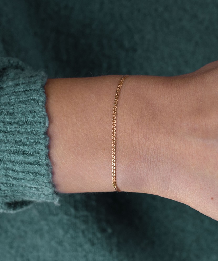 Zelta rokassprādze "Mona Liza" - Zelta rokassprādzes - Goldinga