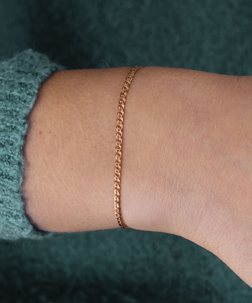 Золотой браслет "Mona Liza" 2.3mm