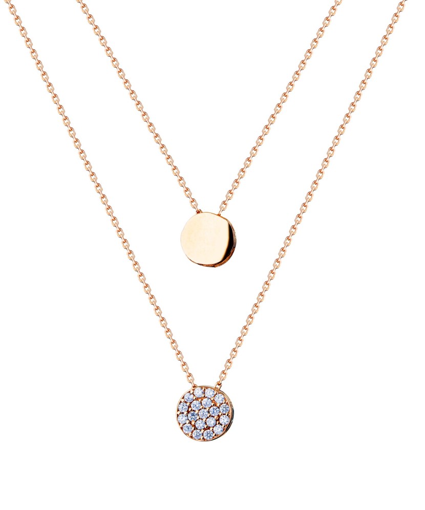 Zelta Ķēdīte Ar Cirkonija Piekariņu - Zelta ķēdītes ar piekariņiem - Goldinga