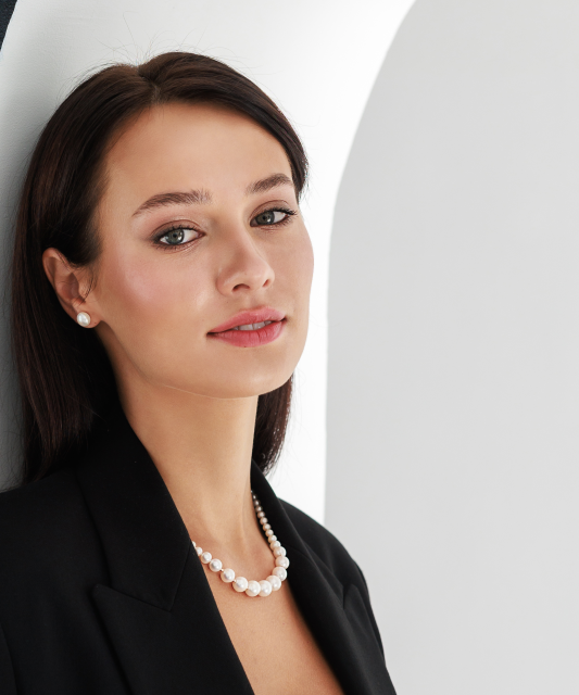 Pērļu kaklarota ar zeltu - Pērļu kaklarotas - Goldinga