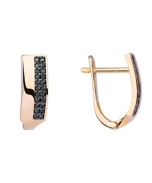 Zelta auskari ar cirkonijiem - Zelta Auskari - Goldinga