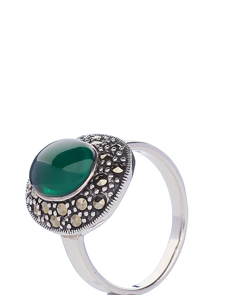 Sudraba gredzens ar markazītu - Sidabriniai žiedai - Goldinga