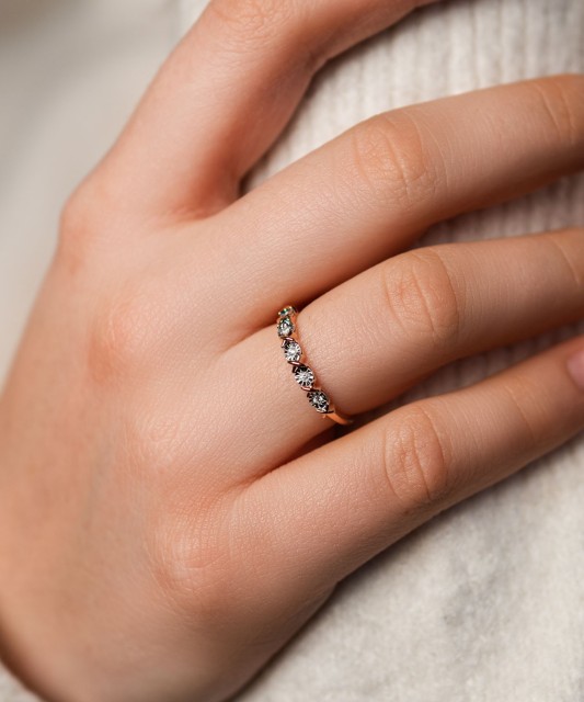 Zelta gredzens ar dimantiem - Goldinga