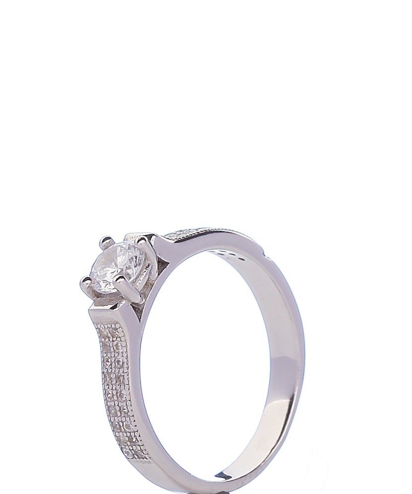 Sudraba gredzens ar cirkonijiem - Sidabriniai žiedai - Goldinga