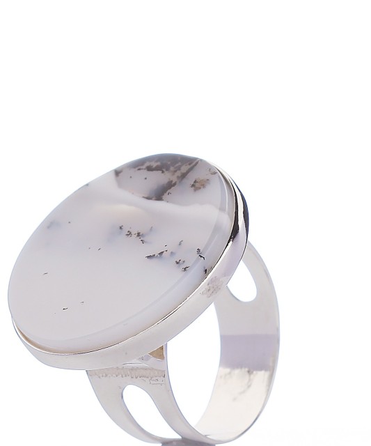 Sudraba gredzens ar ahātu - Sidabriniai žiedai - Goldinga