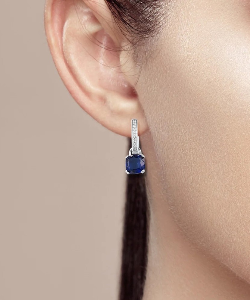 Sudraba auskari ar cirkoniem