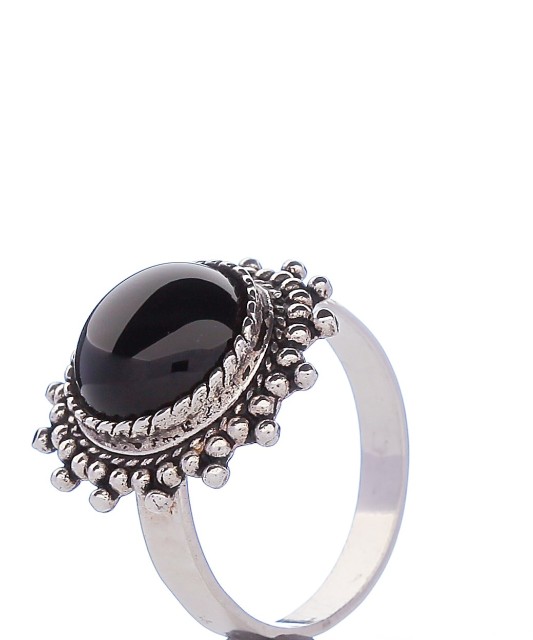 Sudraba gredzens ar sintētisko oniksu - Sidabriniai žiedai - Goldinga