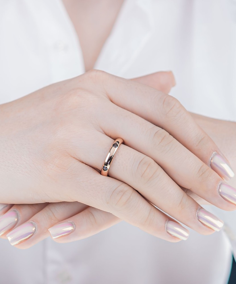 Apzeltīts sudraba gredzens ar cirkoniem