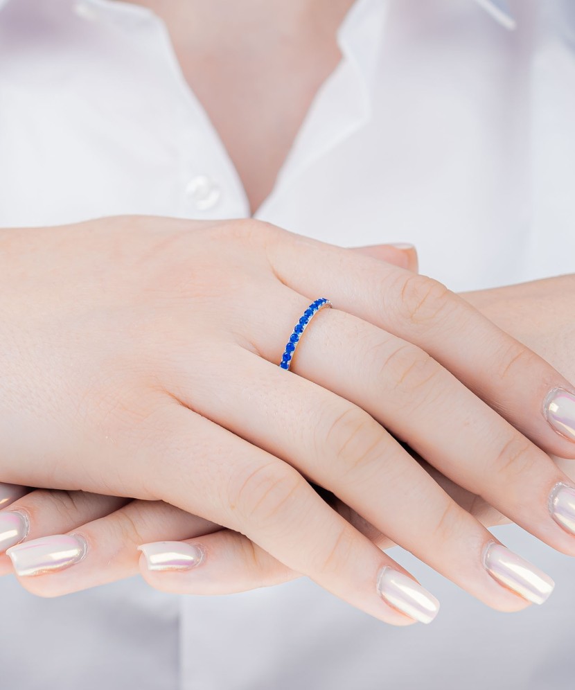 sudraba gredzens ar cirkoniem - Goldinga