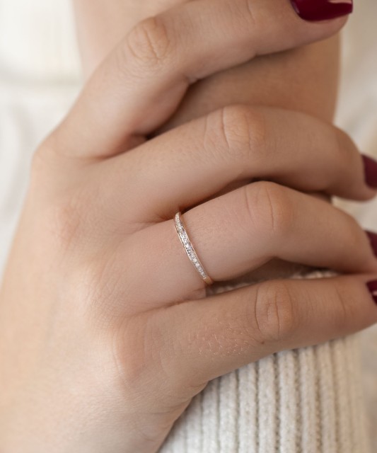 Zelta gredzens ar dimantiem - Goldinga