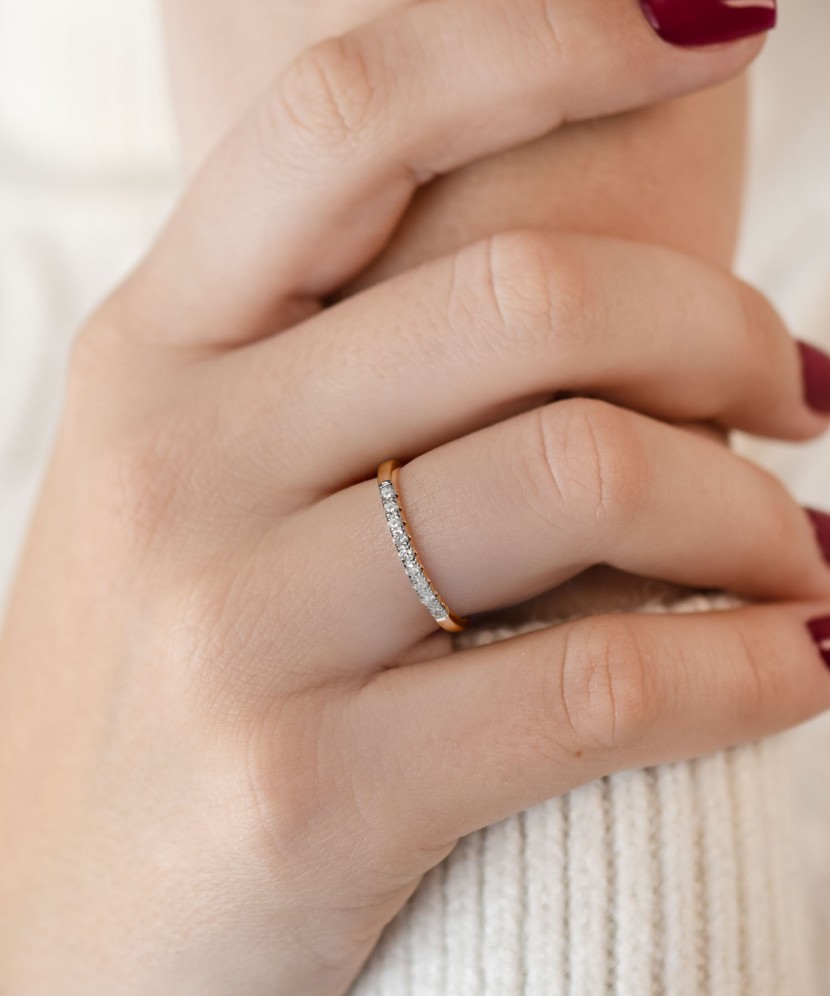 Кольцо из золота с бриллиантами