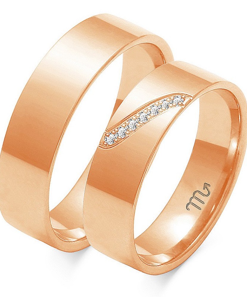 Laulības zelta gredzens 6mm - Goldinga