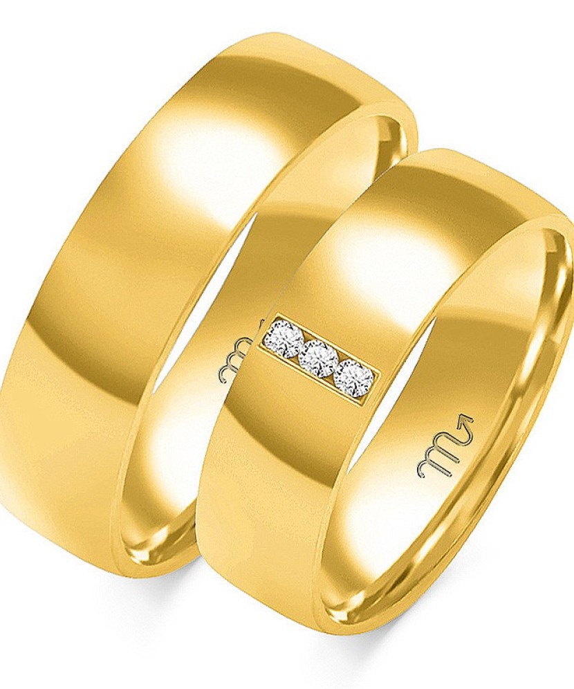 Laulības zelta gredzens 5,5mm - Goldinga