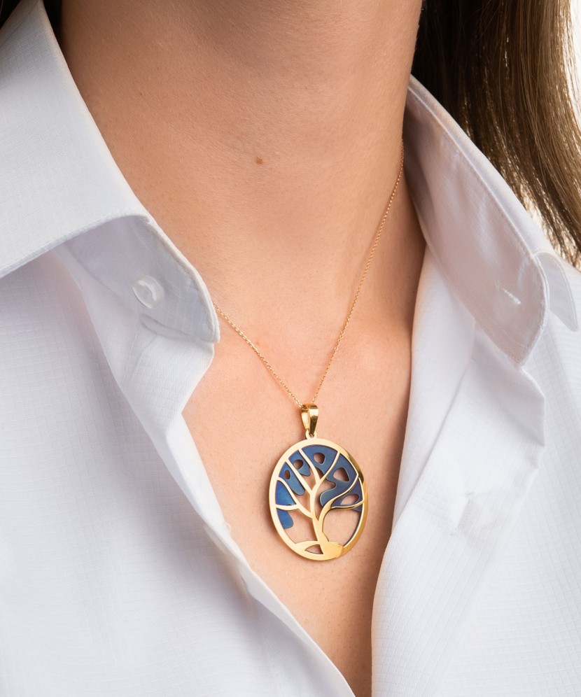 Apzeltīts sudraba piekariņš ar titānu - Goldinga