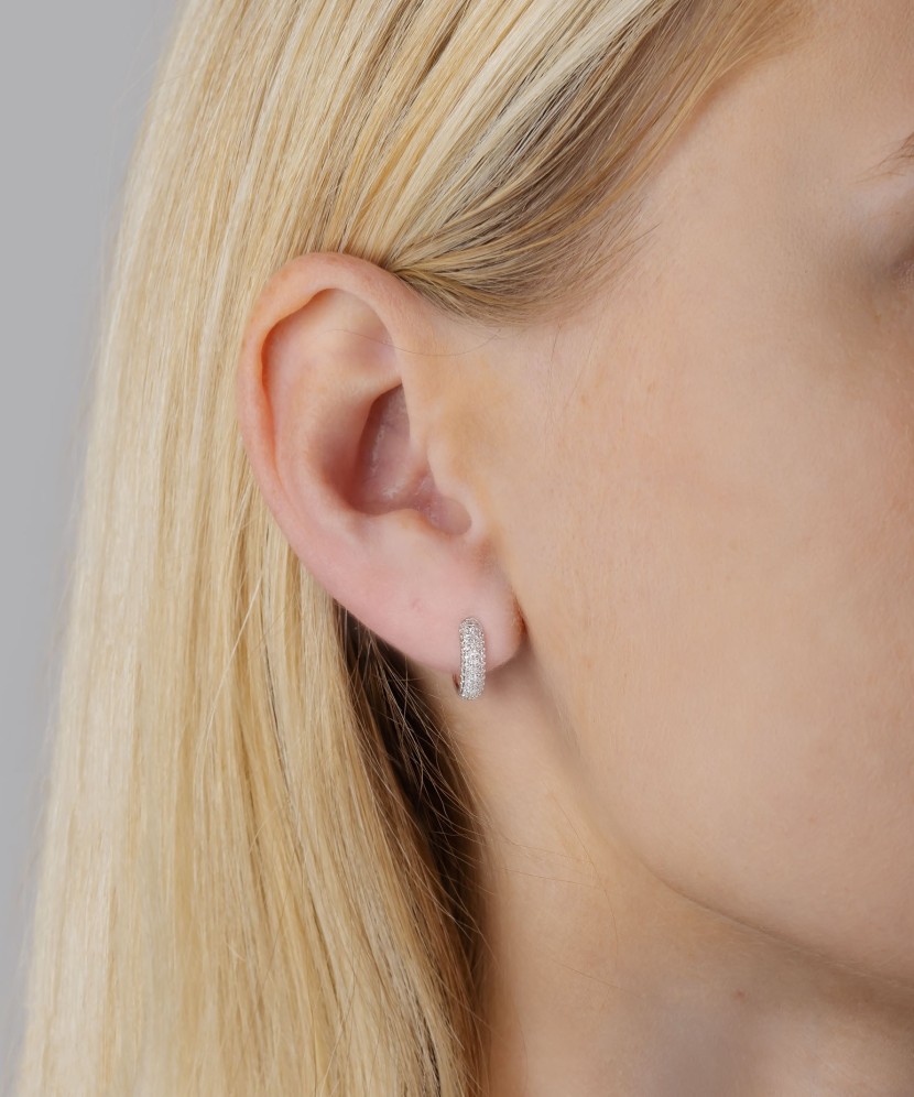 Zelta auskari ar dimantiem - Goldinga