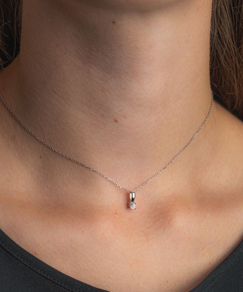 Baltā zelta piekariņš ar briljantiem - Goldinga