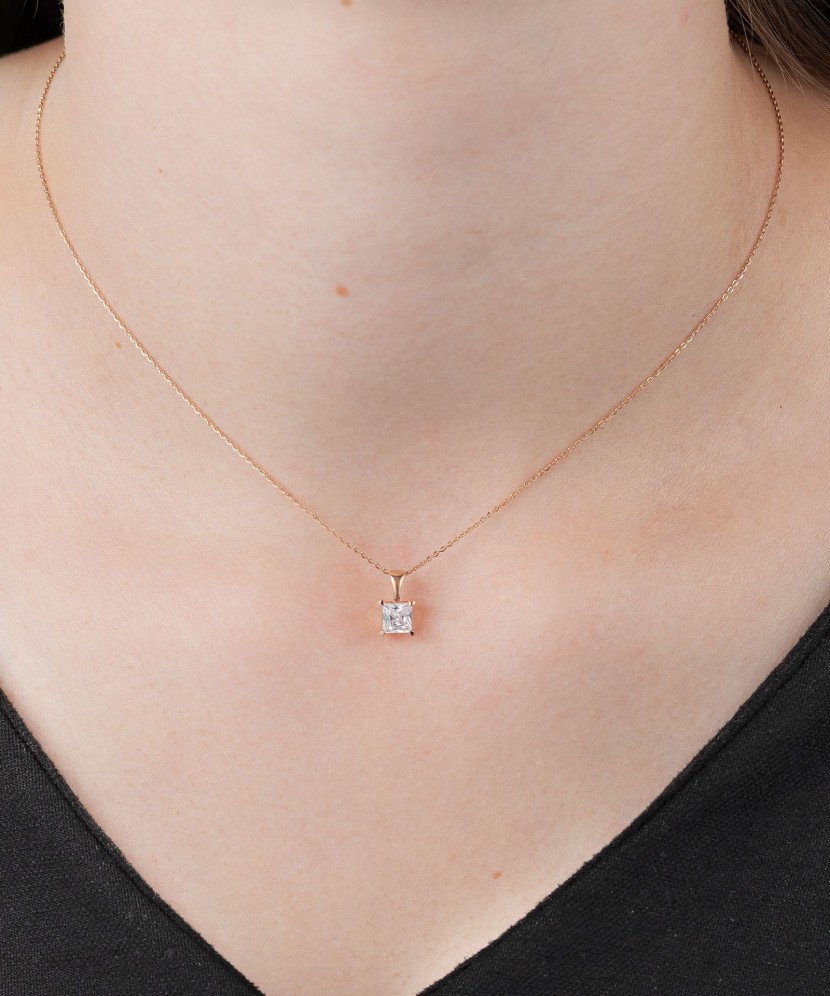 Zelta piekariņš ar cirkoniju - Goldinga