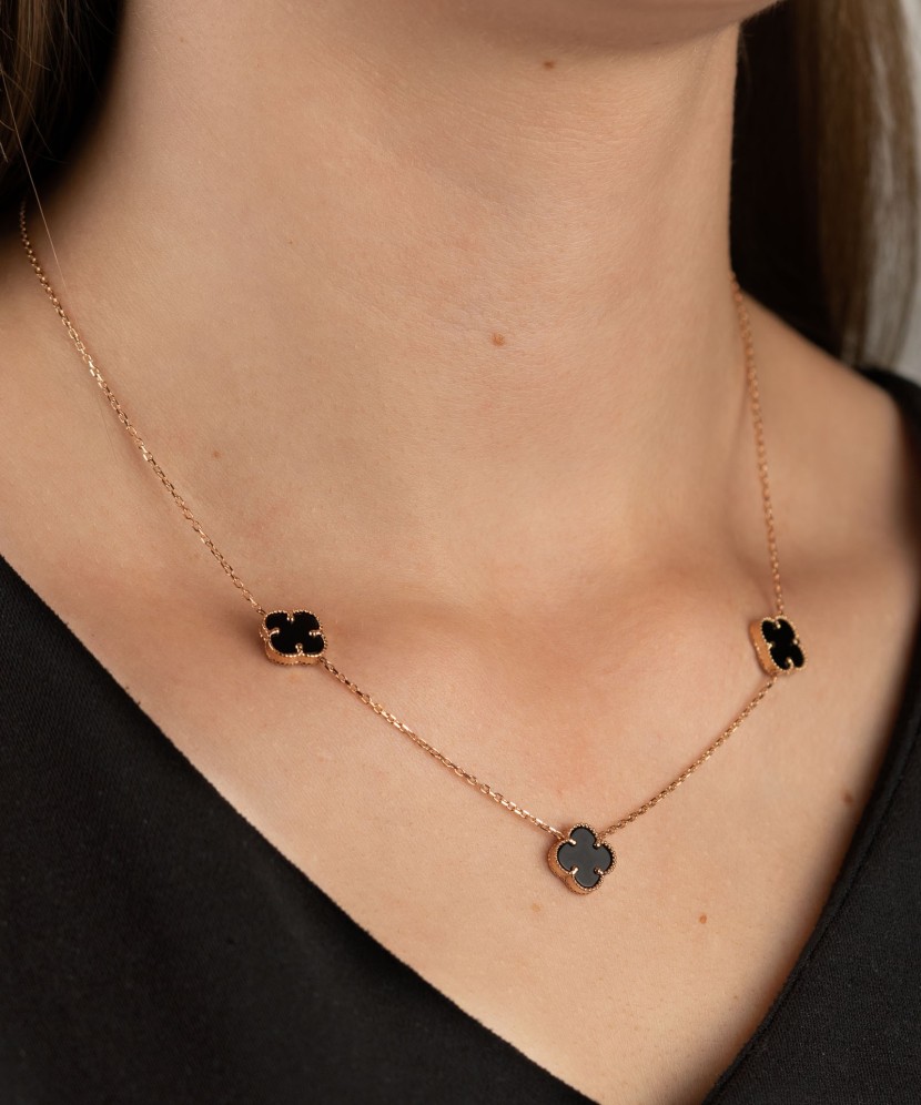 золотая цепочка с подвесками