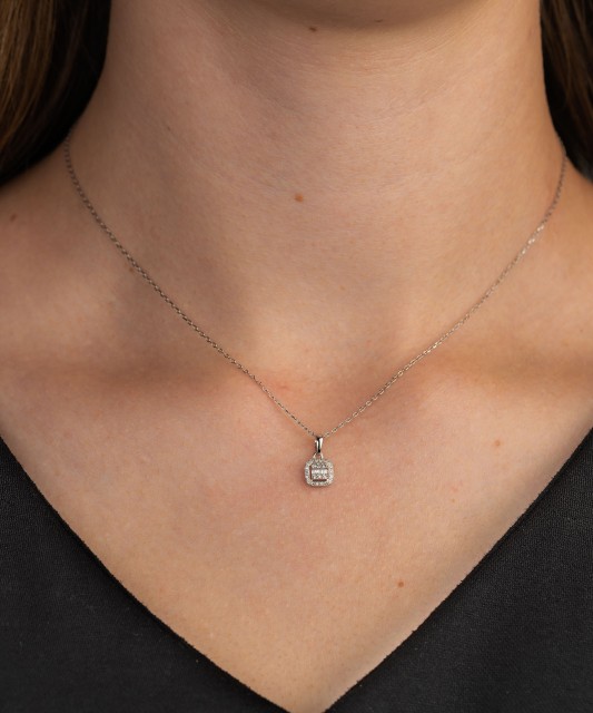 Baltā zelta piekariņš ar briljantiem - Goldinga