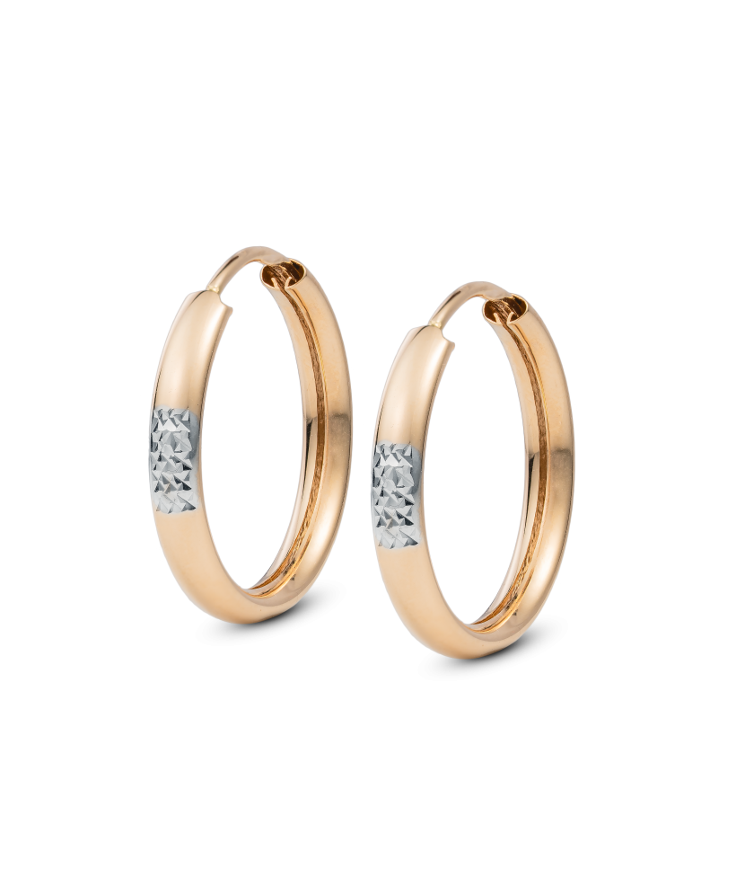 Zelta auskari, 19 mm - Goldinga