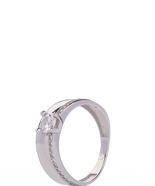 Sudraba gredzens ar cirkonijiem - Sidabriniai žiedai - Goldinga