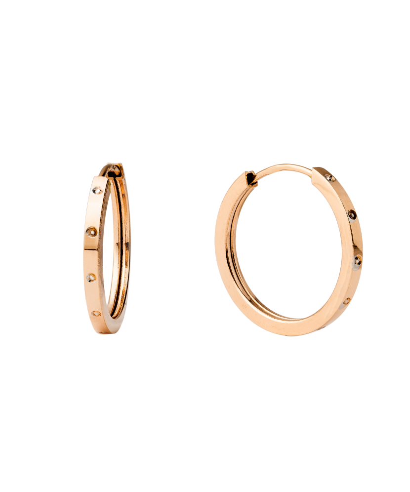 Zelta auskaru komplekti 20mm - Goldinga