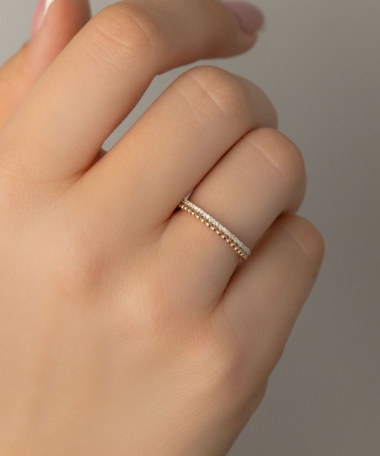 Zelta gredzens ar dimantiem - Goldinga