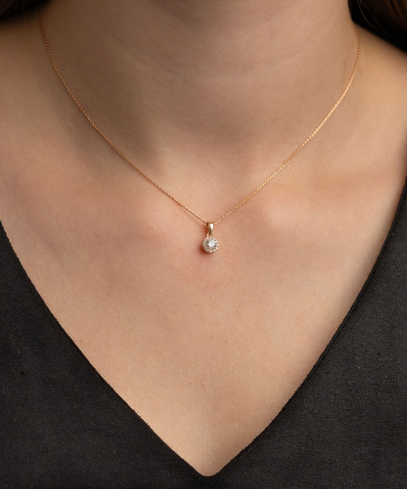 Zelta piekariņš ar cirkonijiem - Goldinga