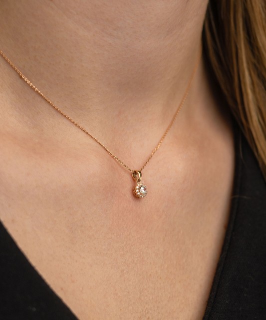 Zelta piekariņš ar cirkonijiem - Goldinga