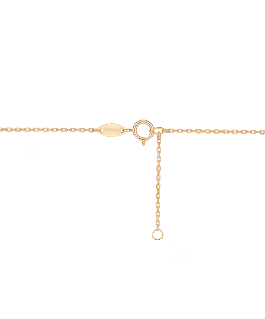 Золотая цепочка с подвеской "Сердечко"