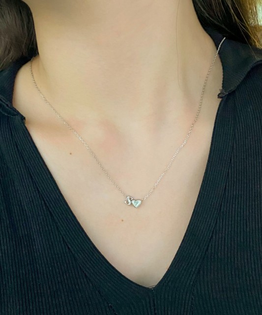 Sudraba Ķēdīte Ar Piekariņu S Burts