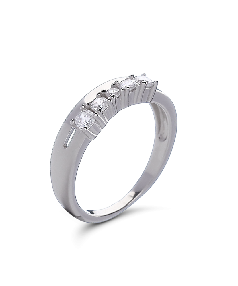 Sudraba gredzens ar cirkonijiem - Goldinga