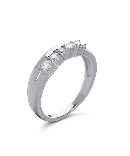 Sudraba gredzens ar cirkonijiem - Goldinga