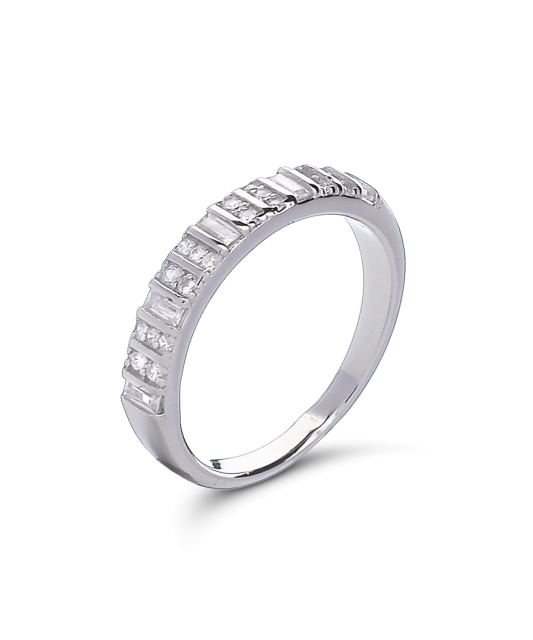 Sudraba gredzens ar cirkonijiem - Goldinga