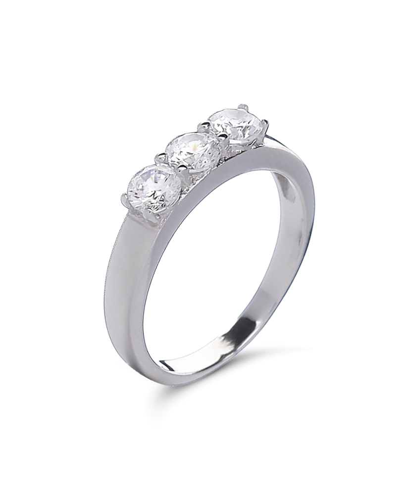 Sudraba gredzens ar cirkonijiem - Goldinga