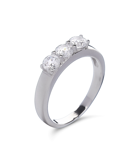 Sudraba gredzens ar cirkonijiem - Goldinga